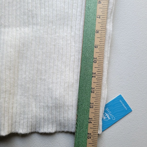 CUPSHE Ribbed White/Ivory  Tank Top Size XL - Picture 7 of 12